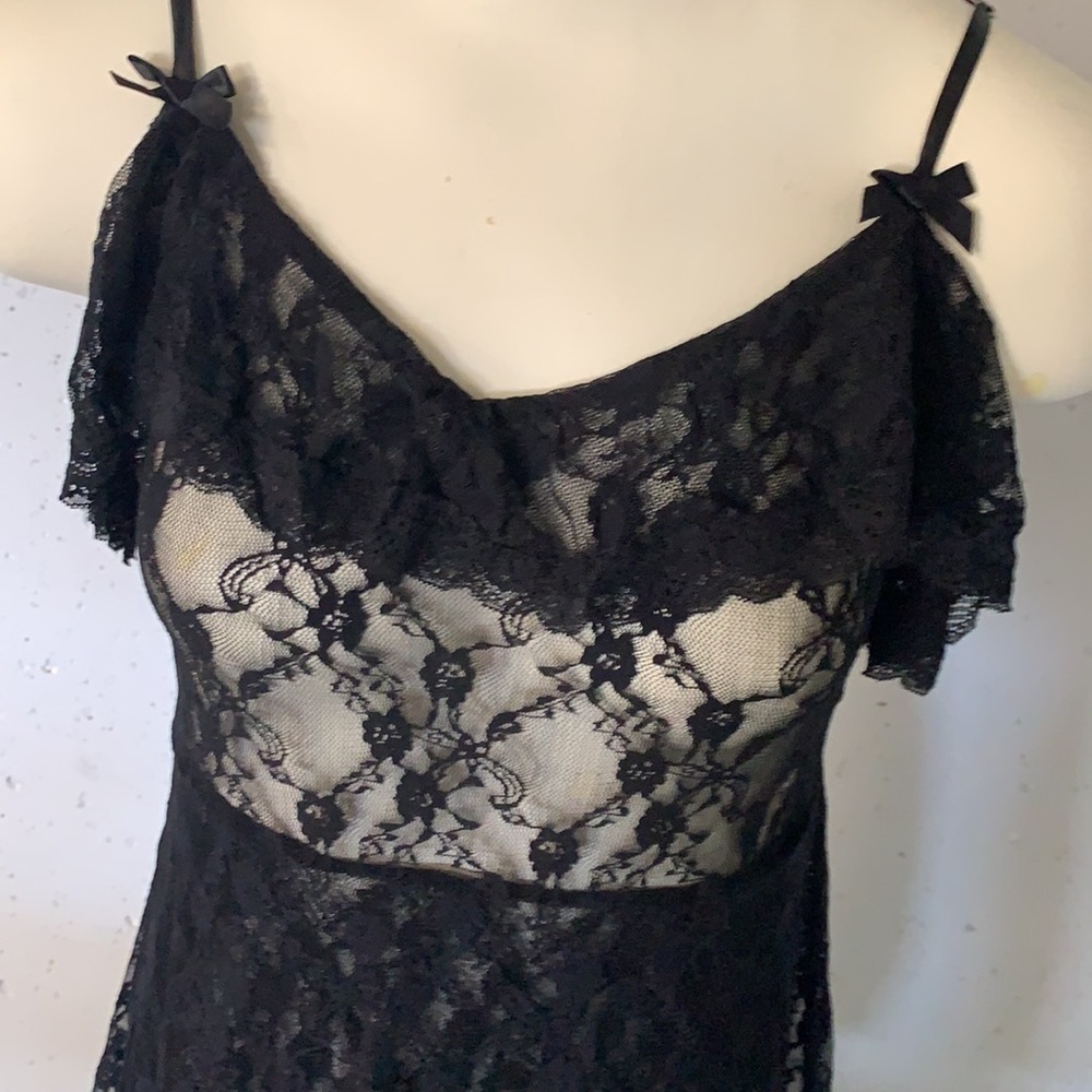 POL Black Lace Dress - Picture 6 of 7